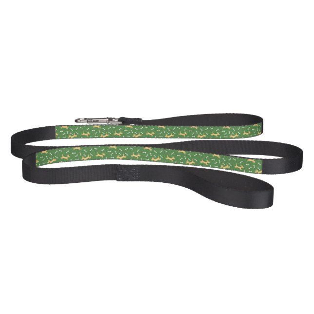 lucky dogs with bones background pet leash (Full)
