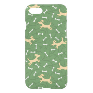 lucky dogs with bones background iPhone SE/8/7 case