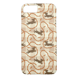 lucky dogs with sausages background iPhone 8/7 case