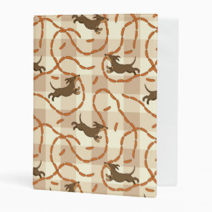 lucky dogs with sausages background mini binder