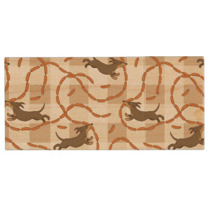 lucky dogs with sausages background wood flash drive