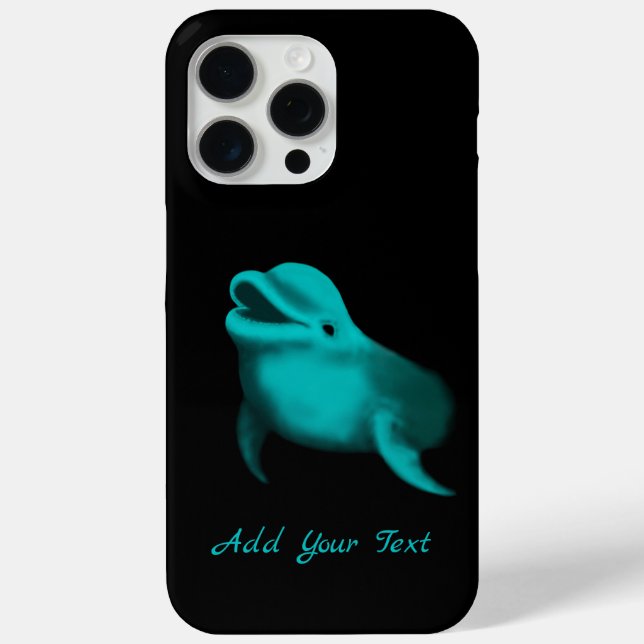 Lucky Dolphin - Add Your Text Case-Mate iPhone Case (Back)