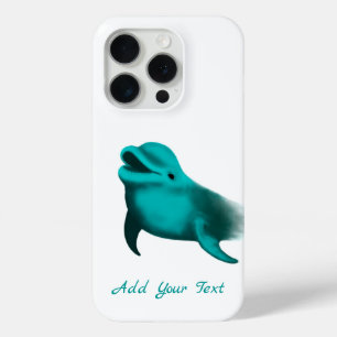 Lucky Dolphin - Add Your Text iPhone 15 Pro Case