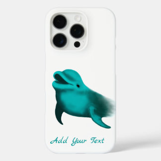Lucky Dolphin - Add Your Text iPhone 16 Pro Case