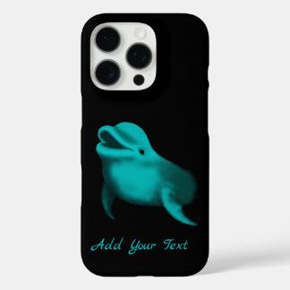 Lucky Dolphin - Add Your Text iPhone 16 Pro Case
