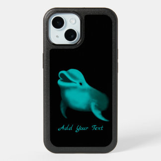 Lucky Dolphin - Add Your Text iPhone 15 Case