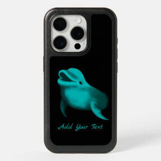Lucky Dolphin - Add Your Text iPhone 15 Pro Case