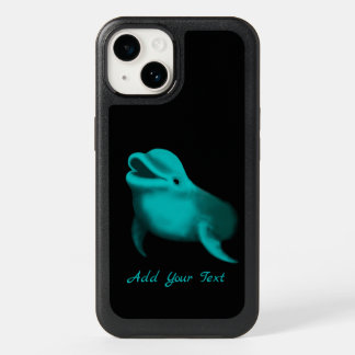 Lucky Dolphin - Add Your Text OtterBox iPhone 14 Case