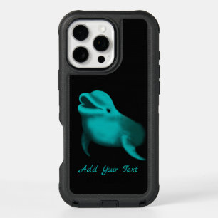 Lucky Dolphin - Add Your Text iPhone 16 Pro Max Case