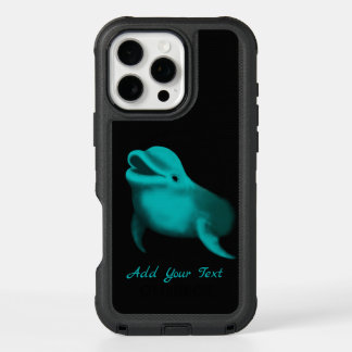 Lucky Dolphin - Add Your Text iPhone 16 Pro Max Case