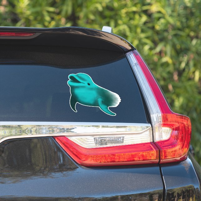 Lucky Dolphin Sticker (Car Side)