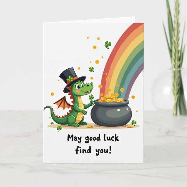 Lucky Dragon Fortune Card (Front)