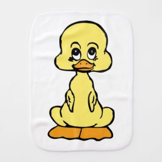 LUCKY DUCK BABY BURP CLOTH