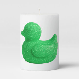 lucky duck pillar candle