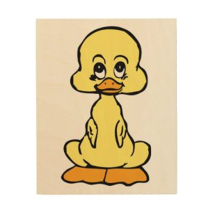 LUCKY DUCK WOOD WALL ART