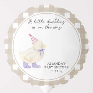 Lucky Duckling Baby Shower Balloon