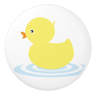 Lucky Ducky Ceramic Knob