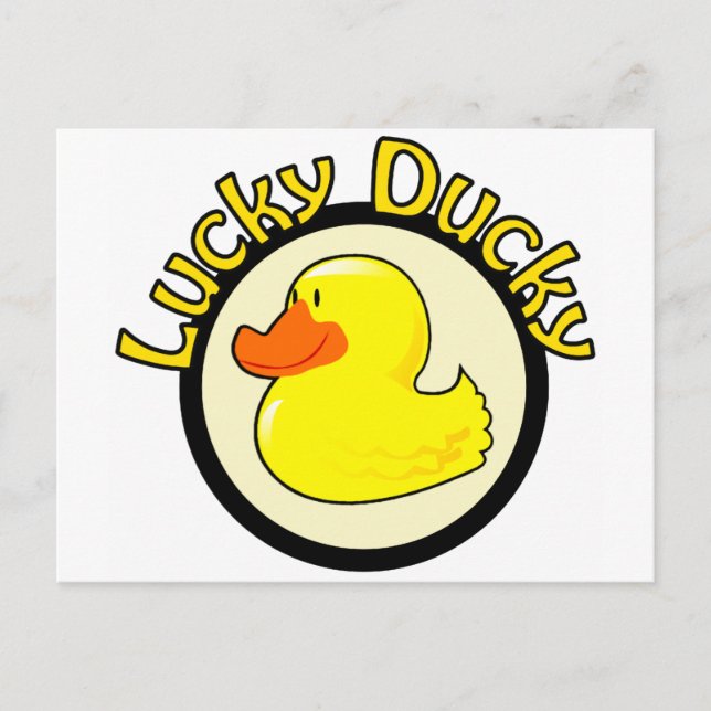 Lucky Ducky Postcard (Front)