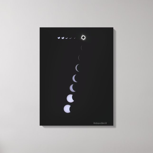 Lucky Eclipse Canvas Print (Front)