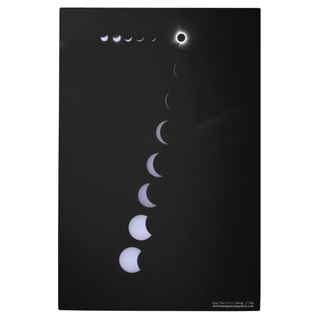 Lucky Eclipse Metal Print (Front)
