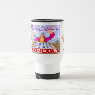 Lucky Elephant Bingo Travel Mug