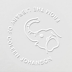 Lucky Elephant Custom From The Library Of Embosser