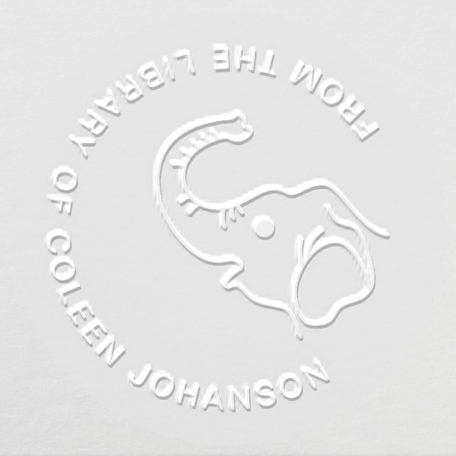Lucky Elephant Custom From The Library Of Embosser (Design)