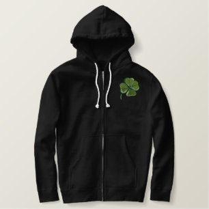 Lucky Enough Irish Embroidered Hoodie