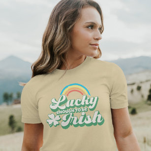 St. Patrick's Day Clothes  Girls Lucky And Cute Top And Patched