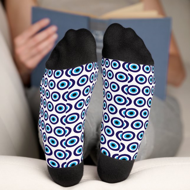 Lucky Evil Eye symbol socks (Bottom)