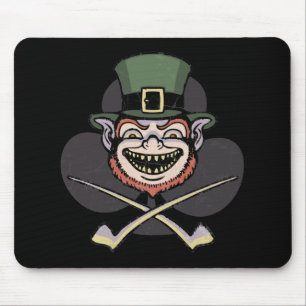 Lucky Evil Leprechaun Mouse Pad