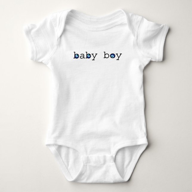 LUCKY EYE EVL EYE BABY BABY BODYSUIT (Front)