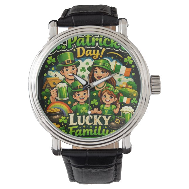 Lucky Family St. Patrick’s Day Collection 🍀 Watch (Front)