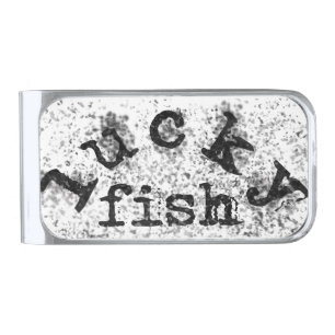 Lucky Fish Silver Finish Money Clip