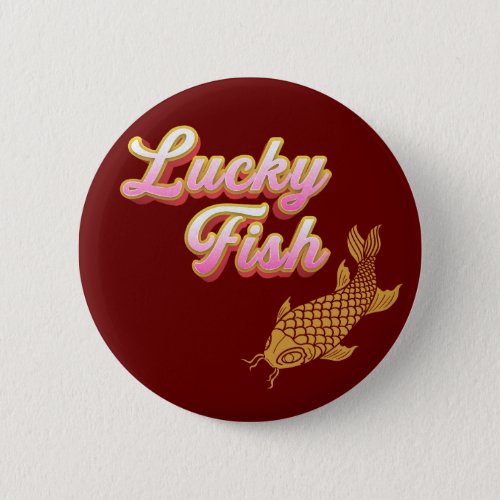 Lucky Fish Vest key badge Button