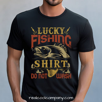 Lucky Fishing Shirt – Do Not Wash Funny Fisherman
