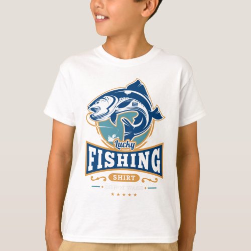 Lucky Fishing Shirt Do Not Wash Outdoor Fisherman