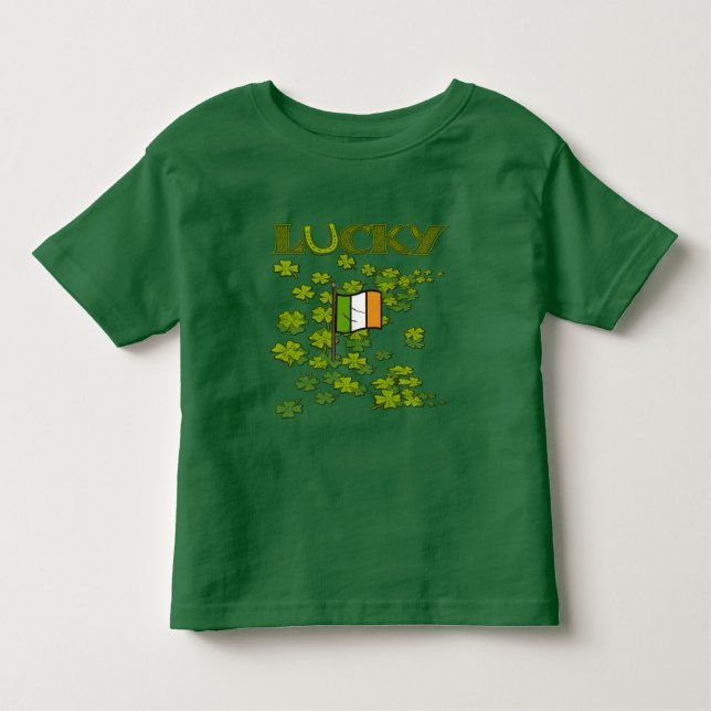 Lucky Flag Toddler T-shirt (Front)