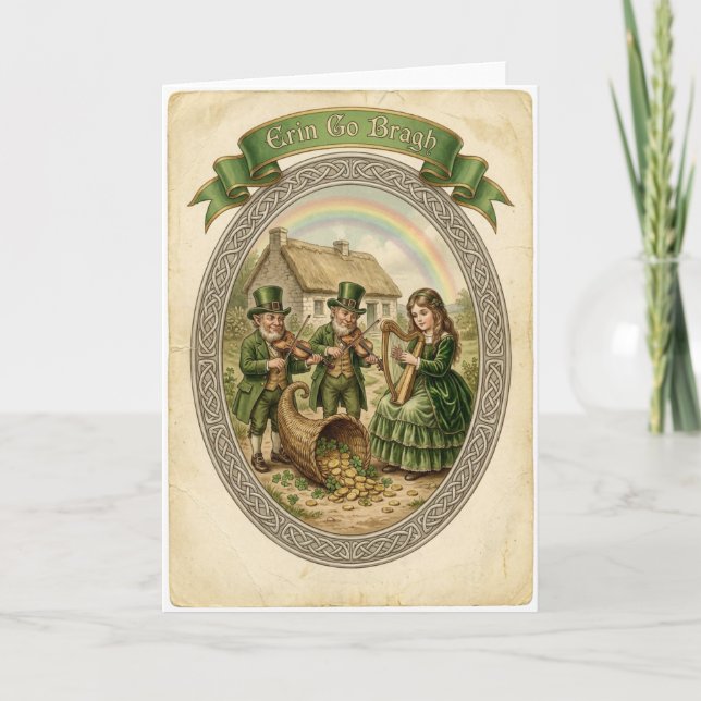 Lucky Folk Music Scene Card (Front)