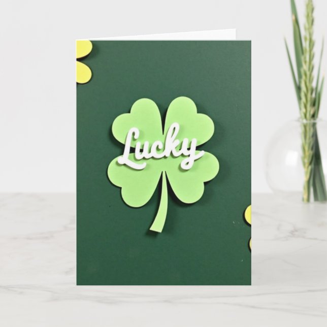 Lucky For My Partner Card (Front)