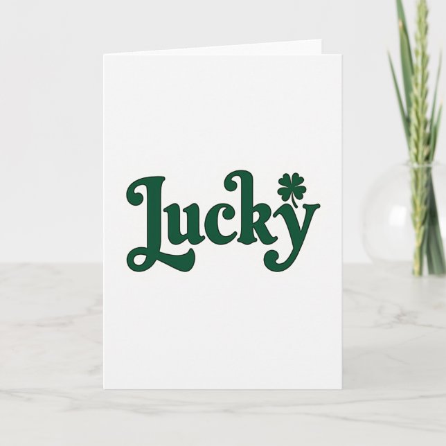 Lucky For My Soulmate Card (Front)