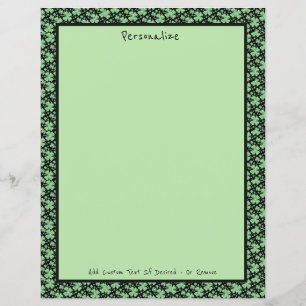 Lucky Four Leaf Clover Charm Personalize