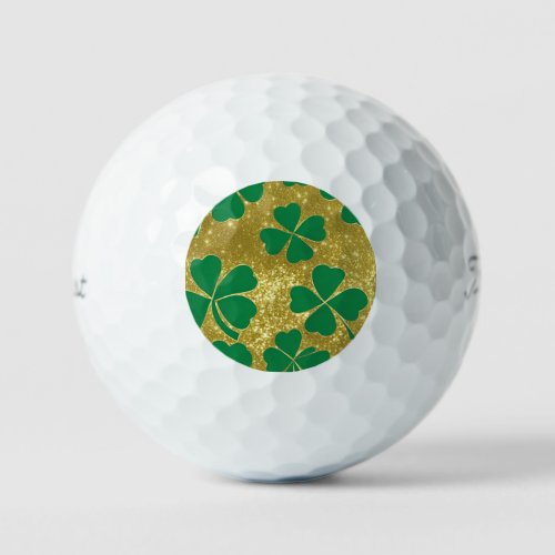 Lucky Four Leaf Clover Golf Balls