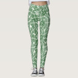 Lucky Four Leaf Clover Leggings<br><div class="desc">Lucky St Patrick's Day four leaf clover layered leggings.</div>