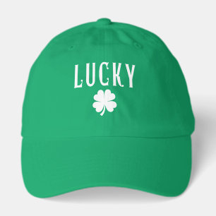 Lucky Four Leaf Clover St Patrick's Hat