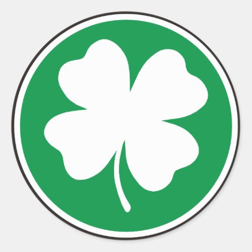 Lucky Four Leaf Clover Stickers
