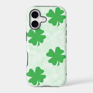 Lucky four leaf clovers iPhone 17 case