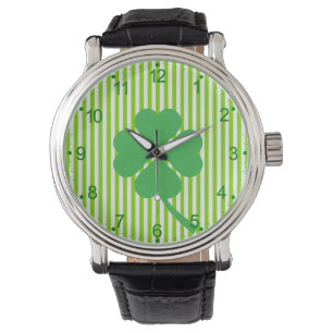 Lucky Four Leaf Shamrock Design-87906 Watch