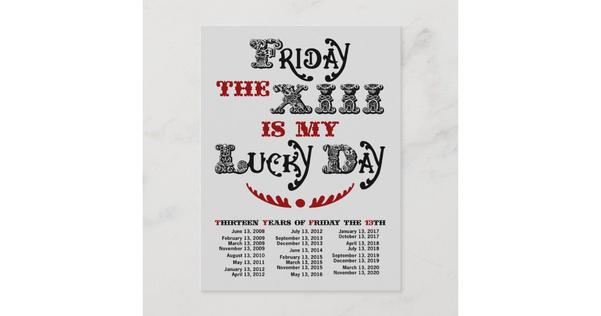 Feelin' lucky today? Spend your Friday the 13th murdering our