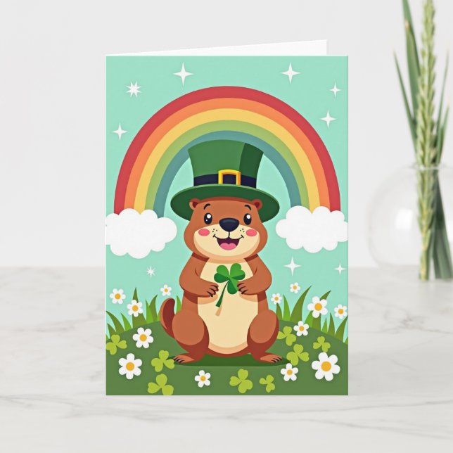 Lucky Friend Celebration Card (Front)